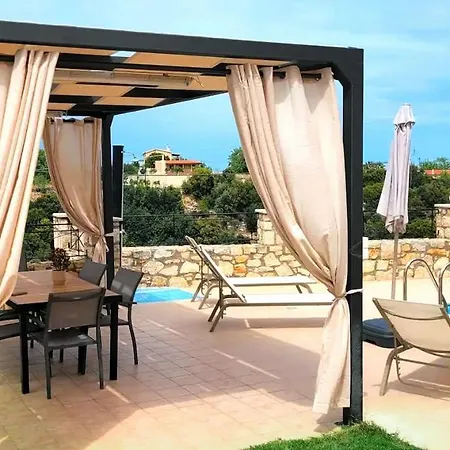 Natural View With Private Pool * Skouloúfia