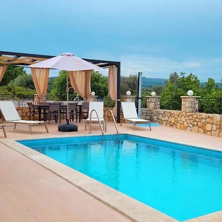 Natural View With Private Pool Skouloúfia